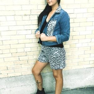 Faux Fur Womens Shorts